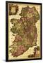 Ireland - Panoramic Map-Lantern Press-Framed Art Print