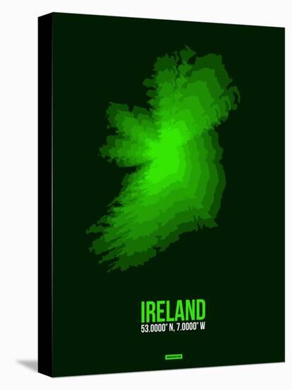 Ireland Radiant Map 2-NaxArt-Stretched Canvas