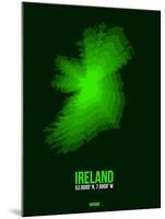Ireland Radiant Map 2-NaxArt-Mounted Art Print
