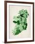 Ireland Watercolor Map-Michael Tompsett-Framed Art Print