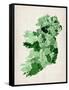 Ireland Watercolor Map-Michael Tompsett-Framed Stretched Canvas