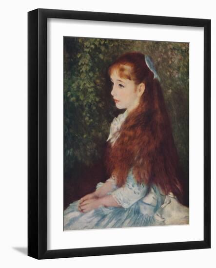 'Irene Cahen d'Anvers, (1872-1963)', 1880, (1939)-Pierre-Auguste Renoir-Framed Giclee Print