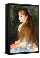 Irene Cahen D Anvers-Pierre-Auguste Renoir-Framed Stretched Canvas