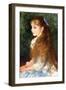 Irene Cahen D Anvers-Pierre-Auguste Renoir-Framed Art Print