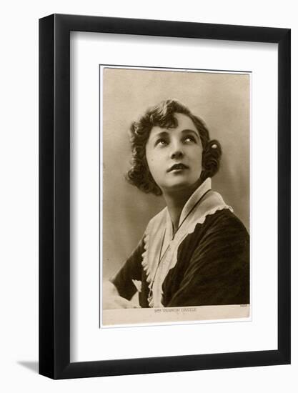 Irene Castle, Pathe-null-Framed Photographic Print