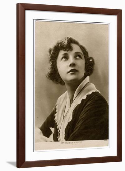 Irene Castle, Pathe-null-Framed Photographic Print