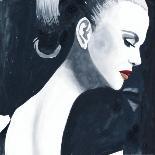 Marilyn Study with Flower-Irene Celic-Art Print
