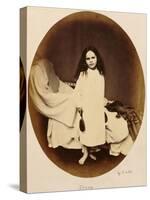 Irene, circa 1863-Lewis Carroll-Stretched Canvas