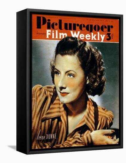 Irene Dunne (1898-199), American Actress, 1940-null-Framed Stretched Canvas