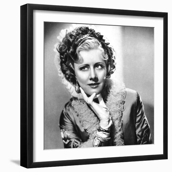 Irene Dunne, American Film Actress and Singer, 1934-1935-null-Framed Photographic Print