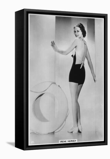 Irene Hervey, American Film Actress, C1938-null-Framed Stretched Canvas