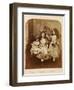 Irene Macdonald, Flo Rankin and Mary Macdonald at Elm Lodge, Hampstead, July 1863-Lewis Carroll-Framed Giclee Print