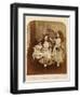 Irene Macdonald, Flo Rankin and Mary Macdonald at Elm Lodge, Hampstead, July 1863-Lewis Carroll-Framed Giclee Print