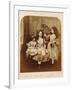 Irene Macdonald, Flo Rankin and Mary Macdonald at Elm Lodge, Hampstead, July 1863-Lewis Carroll-Framed Giclee Print