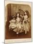 Irene Macdonald, Flo Rankin and Mary Macdonald at Elm Lodge, Hampstead, July 1863-Lewis Carroll-Mounted Giclee Print