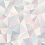 Triangle Geometric Neutral Background-IreneArt-Art Print