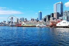 Downtown View from Ferry. Seattle, Wa-Iriana Shiyan-Photographic Print