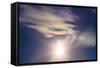 Iridescent Clouds Near the Sun-Stocktrek Images-Framed Stretched Canvas