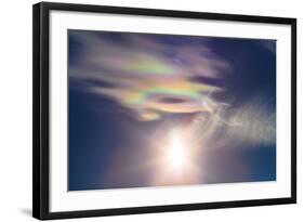 Iridescent Clouds Near the Sun-Stocktrek Images-Framed Photographic Print