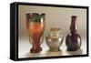 Iridescent Glass Vases, Loetz-Witwe Glassworks, 1900-1909-null-Framed Stretched Canvas