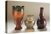 Iridescent Glass Vases, Loetz-Witwe Glassworks, 1900-1909-null-Stretched Canvas