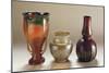 Iridescent Glass Vases, Loetz-Witwe Glassworks, 1900-1909-null-Mounted Giclee Print