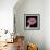 Iridescent Glitter Kiss Pink-Tina Lavoie-Framed Giclee Print displayed on a wall