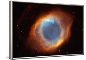 Iridescent Glory of Nearby Helix Nebula Space Photo Art Poster Print-null-Framed Poster