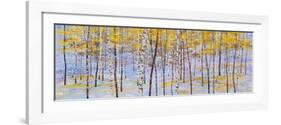 Iridescent Trees III-Alex Jawdokimov-Framed Giclee Print