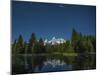 Iridium Flare over Grand Teton-Darren White Photography-Mounted Giclee Print