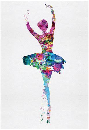 Ballerina Watercolor 1