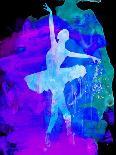 Ballerina's Dance Watercolor 3-Irina March-Poster