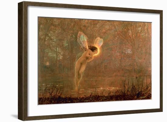 Iris, 1886-John Atkinson Grimshaw-Framed Giclee Print