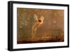 Iris, 1886-John Atkinson Grimshaw-Framed Giclee Print