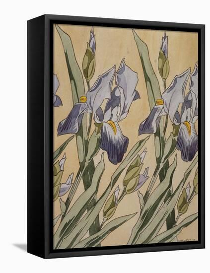 Iris, 1898-Kolo Moser-Framed Stretched Canvas
