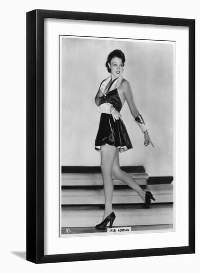 Iris Adrian, American Film Actress, C1938-null-Framed Giclee Print