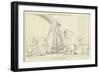 Iris Advises Priam to Obtain the Body of Hector-John Flaxman-Framed Giclee Print