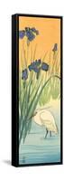 Iris and Egret-Koson Ohara-Framed Stretched Canvas