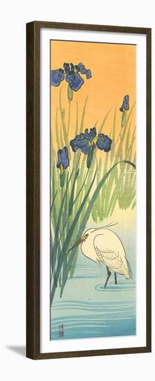 Iris and Egret-Koson Ohara-Framed Premium Giclee Print