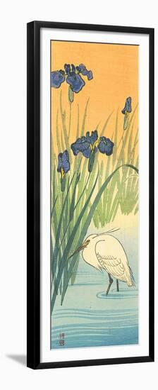 Iris and Egret-Koson Ohara-Framed Premium Giclee Print