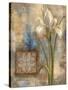 Iris and Tile-Silvia Vassileva-Stretched Canvas