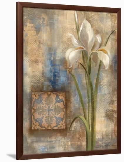 Iris and Tile-Silvia Vassileva-Framed Art Print