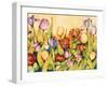 Iris and Tulips-Mary Russel-Framed Giclee Print