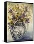 Iris, Chrysanthemums and Carnations in a Copeland Jug-Joan Thewsey-Framed Stretched Canvas
