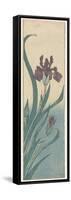 Iris, Early 19th Century-Utagawa Hiroshige-Framed Stretched Canvas