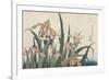 Iris et sauterelle-Katsushika Hokusai-Framed Giclee Print