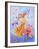 Iris Fairy-Judy Mastrangelo-Framed Giclee Print