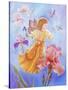 Iris Fairy-Judy Mastrangelo-Stretched Canvas