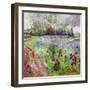 Iris Field, Storm Gathering, 1991-Timothy Easton-Framed Giclee Print