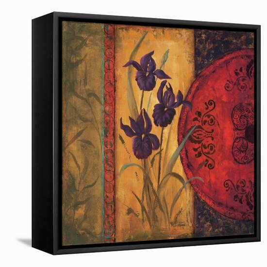 Iris Fusion I-Linda Wacaster-Framed Stretched Canvas